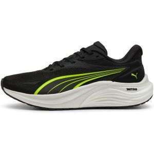 Puma Homme Electrify Nitro 4 Chaussure de Course sur Route, Black-Yellow Alert-Feather Gray, 40 EU