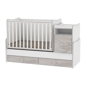 Image de Lorelli Lit bébé évolutif TrendPlus 3en1 Beige Clair