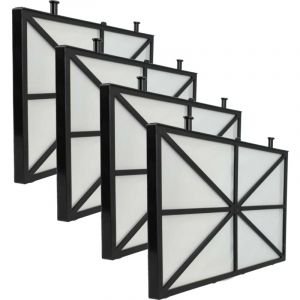 Vhbw 4x Filtres compatible avec Dolphin Supreme M4, Liberty aspirateur, nettoyeur piscine - Coussinets, 26,5 x 15,8 x 1,1 cm