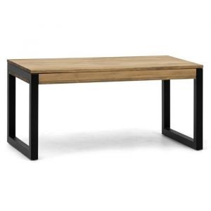 Image de Table basse relevable iCub Strong eco 50x100x52 cm 18mm Noir-Vieilli - Noir