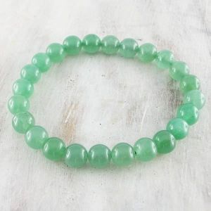 Bracelet Boule Aventurine Verte