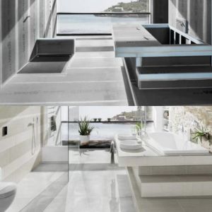 Wedi Panneaux, 2500x600x40mm + panneaux, 2500x600x40mm + panneaux, 2500x600x40mm + Tools bande d étanchéité, 10mx120mmx1mm