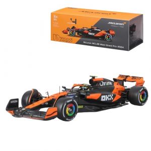 Bburago Véhicule F1 McLaren MCL38 2024 Norris avec casque