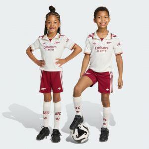 Adidas Arsenal 3ème Maillot 2025/26 Mini-Kit Enfant, pointure 104cm - ['Blanc'] - Taille 104cm