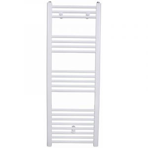 Stano Radiateur s&egrave;che-serviettes eau chaude CODA 120 x 50 cm blanc Blanc