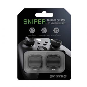 Gioteck Reposes Pouce (Thumb Grips) Sniper Noir pour Xbox Series Noir