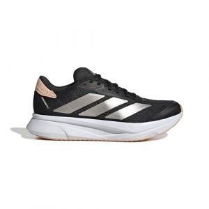 Adidas Femme Duramo SL 2 Running Shoes Chaussures de Course, Core Black/Champagne met./Powder Coral, 40 2/3 EU