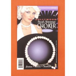 Collier de Perles Ras de Cou 3 Rangs