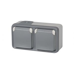 Legrand Double Fiche Ext&eacute;rieure Base Ip55 Ser. Plexus