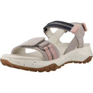 Geox Femme D SORAPIS + Grip B Sandale de Sport, Rock/Nude, 38 EU