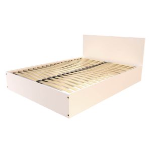 Abc Meubles - Lit coffre 2 places avec tête de lit en bois - 160x200 - Bois Cl