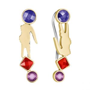 Lacoste Boucles oreilles Deva - 2040336 Acier Doré