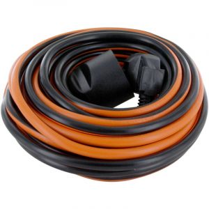 Chacon Prolongateur Schuko H05VVF 10m - Noir/Orange
