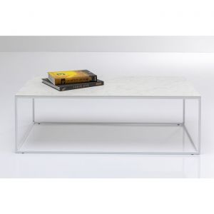 Image de Kare Design Table basse Greta 100x50cm blanche