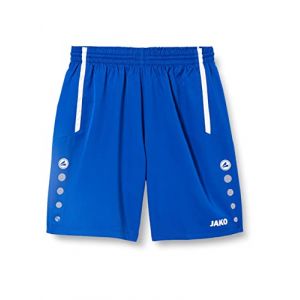 Jako Pantalon Court Junior Turin 13-14 Years Blue Royal / White