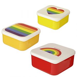 Puckator Lot de 3 lunch box Arc-en-ciel Somewhere...
