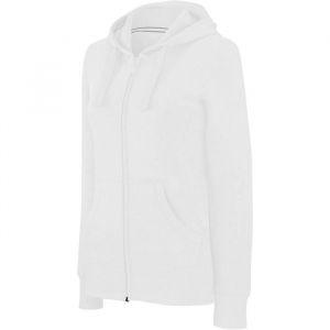 Kariban Sweathirt femme zippé à capuche blanc
