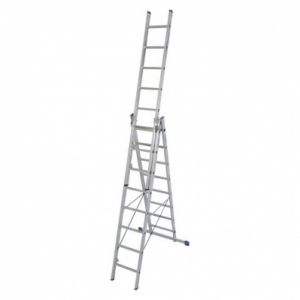 Krause Echelle transformable STABILO - 3 x 8 échelons - hauteur de travail 6,05 m