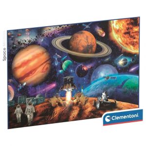 Clementoni Puzzle 300 Space Mission, Supercolor, Puzzle pour Enfants, Fabriqué en Italie, Multicolore, 21724