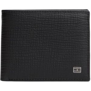 Tommy Hilfiger Th Flag Mini CC Wallet Am0am13708, Portefeuille &agrave; Deux Volets Homme, Black (Black), Taille Unique