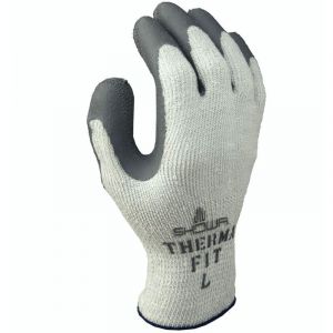 Showa Gant acrylique latex 451 Thermo blanc/gris T10 451THERMO10/XL - Blanc