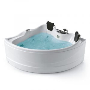 Baignoire balnéo d'angle 150x150 cm VENISE DROITE IMASSAGE