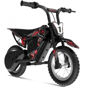 EVERCROSS TECH EV13M Moto Électrique Enfants 3-7 Ans 150W 14.4V/5.2Ah 12KM Noir Rouge