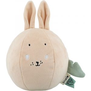 Trixie Jouet 1er age balle sonore Mrs lapin - Rose