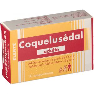 Elerte Coquelusédal Adulte - 10 Suppositoires