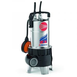 ZXm1A/40 Pompe d'&eacute;vacuation eaux us&eacute;e vortex automatique Mono 0,6kW grand d&eacute;bit en Fonte &eacute;gout boue ass&egrave;chement - Pedrollo