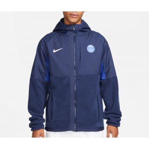 Nike Paris Saint-Germain Manteau d'Hiver AWF - Bleu Marine/Bleu Royal/Blanc, pointure Small - Bleu - Taille Small