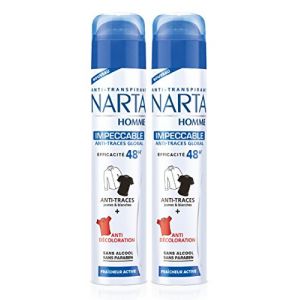 Image de Narta Déodorant Homme Atomiseur Anti-Transpirant Impeccable Anti-Traces Efficacité 48h - 200 ml