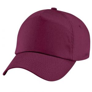 Beechfield - Casquette de baseball 100% coton - Enfant unisexe (Taille unique) (Bordeaux) - UTRW217