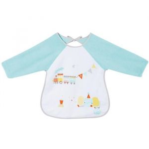 Babycalin Bavoir tablier 2ème âge imprimé Cirque à lacet
