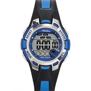 Image de Tekday Montre Montre Pour Enfant 653921 - Bracelet Boîtier Silicone Noir