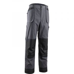 Coverguard Pantalon de travail multipoche genoux préformés escala Gris / Noir s - Gris / Noir