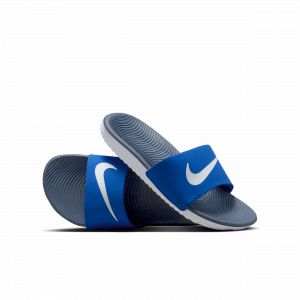 Nike Kawa Slides (GS), Claquettes & Sandales, en bleu, taille: 29.5 - Couleur bleu - Taille 29.5