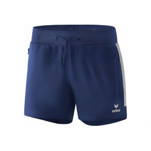 Erima Squad Short Court Femme New Navy/Silver Grey FR: M (Taille Fabricant: 38)