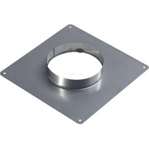 Image de Ten Plaque d'étanchéité inox 350x350 Ø140 -