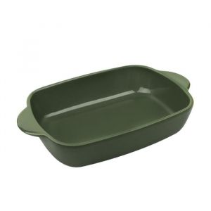 Menastyl Plat &agrave; four en gr&egrave;s vert 22x13,5cm