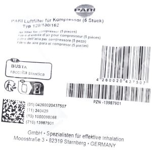Pari Filtereinsatz Typ 130/152/128