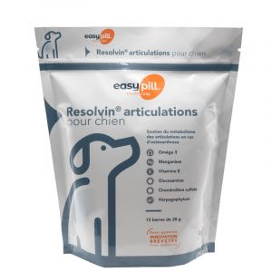 Easypill chien resolvin articulation osalia 15 barres de 28 g