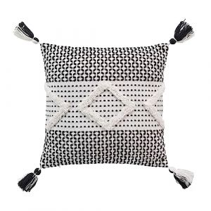 Douceur d'intérieur, Housse de Coussin (40 x 40 cm) Sally, Coton Tufté