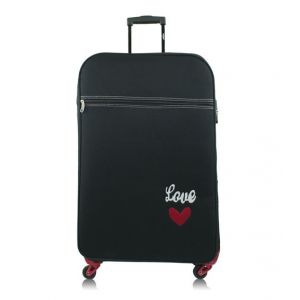 Image de INFINITIF VALISE WEEK END Polyester 67cm 4 roues BRESCIA NOIR