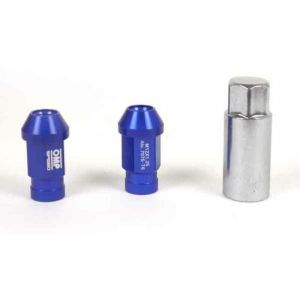 OMP Set Nuts 7075 40 mm M14 x 1,50 20 uds Blue