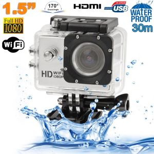 Image de Yonis Caméra WiFi sport embarquée plongée caisson 12MP Full HD 1080P