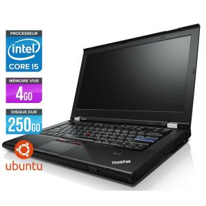 Lenovo ThinkPad T420 - 14'' - Intel Core i5-2520M / 2.50 GHz - RAM 4 Go - HDD 250 Go - DVDRW - Webcam - Gigabit Ethernet - Wifi - Linux - Ubuntu