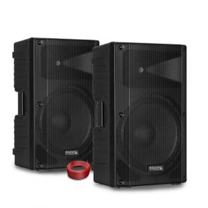 Ibiza Sound Paire d'enceinte passive Sono XTK12-MKII 12/30cm 2x500W - DJ Bass reflex à 2 voies - Tweeter à compression, Bobine 10M