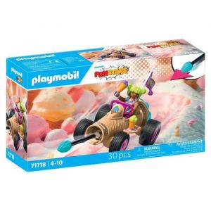Playmobil | Fun Stars | Cornet de Glace endiablé | Jouet à partir de 4 Ans | Cadeau pour Enfants | Voiture Jouet | avec Moteur à Friction et Fonction de tir | 71717