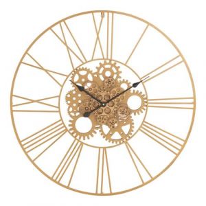 J-Line Horloge Murale Design Pietro 80cm Or